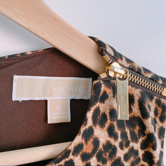 Michael Kors leopard print sleeveless dress - Picture 3 of 4